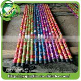 wooden broom handle with pvc coated/wooden broom handles with plastic coated