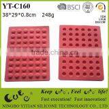 54 Holes Round Shape Silicone Ice Cube Tray
