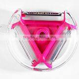 Creative Kitchen Tool 3 In 1 Fruit & Vegetable Round Peeler With Cute Design thumbnail-2