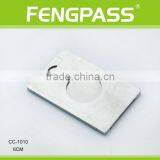 CC-1010 6.0cm 2CR13 Stainless Steel Square-Shaped Full Metal Cigar Cutter thumbnail-1