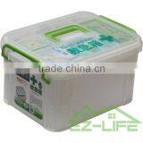 2016 New Product Travel Emergency China Factory Luxury Car First Aid Kits Plastic Medical Instrument Storage Box/tool With Layer thumbnail-3