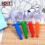 4 Kinds of Color Plastic Handle Creation Design Cutlery;holiday Gift thumbnail-3