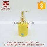 New Arrived Ceramic Shampoon Dispenser,decorative Cleanser Essence Bottle in Cock Shaped thumbnail-2