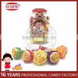 Assorted Fruit Hard Lollipop Candy With Whistle Toy thumbnail-1