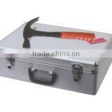 Aluminum tool case with cut-out foam insert