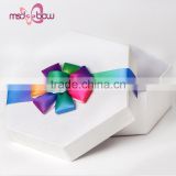 China personalized pre made flower satin ribbon bow for gift