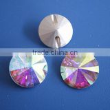 shining rovili bicone crystal button beads with two holes