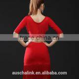 Hot Sale Lady Fancy Fashion Design Ballroom Latin Dance Skirt Customized thumbnail-2