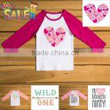 Boutique Baby Holiday Top Wholesale Toddlers Pettitop Fancy Cotton Long Sleeve Baby Clothes