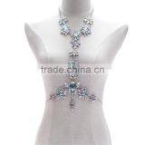 Full Luxury Crystal Gems Fashion Body Chain Jewelry for Women thumbnail-2