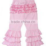 Wholesale Cotton Short Shorts Baby Clothes Children's Boutique Pink Ruffle Children's Shorts thumbnail-1