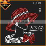 Afro Girl Rhinestone Transfer Wholesale,Iron on T- Shirt Sticker thumbnail-6