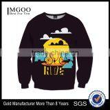 2016 MGOO High Quality 3D Animation Printed Sweatshirt 100% Polyester Crew Neck Custom Design Pullover Sweatshirts For Men thumbnail-3