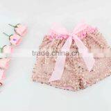 Baby Girl New Design Color Combination Shorts for Summer Plain Color Kids Shorts thumbnail-1