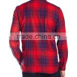 Factory OEM Customize Slim Fit Button Down Plaid Dress Shirt for Men thumbnail-5