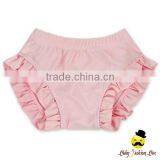Wholesale Children Peach Young Girl Kids Beach Clothes Pink Swimwear Matching Swim Shorts Diaper thumbnail-1