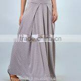 China Factory Lady Long Plain Maxi Skirt Plus thumbnail-2