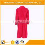 OEM Service Red Bathrobe Ladies Wholesale Luxury Short Robe thumbnail-2