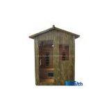 3 Person Outdoor Infrared Sauna Room With Bamboo-WES-HW302B thumbnail-1
