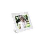 Custom White 8 Inch HDMI LCD Digital Photo Frame With Calendar Auto On/Off