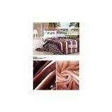 100% POLYESTER BROWN COLOR FLANNEL BLANKET