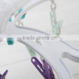 Creative Butterfly Shape Plastic Shocks Hanger With 24 Clips thumbnail-3
