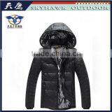 Fashion Design Cheap Men Down Jacket With Fur Hood thumbnail-1