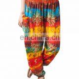 Tie Dye Women's Harem Pants Boho Baggy Genie Yoga Aladdin Trousers Pants thumbnail-4
