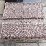 Alpaca Throw Blanket of Brown With Beige Color thumbnail-1