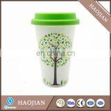 11oz Double Wall Travel Ceramic Mug With Coating for Sublimation