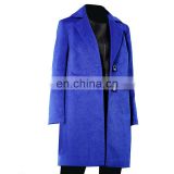 2017 latest design dark blue Winter Coat for women with trench coat