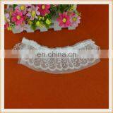 Latest Wholesale Border Lace White Fancy Nylon Lace Embroidery Ruffled Lace Trim for Girl Suits thumbnail-1