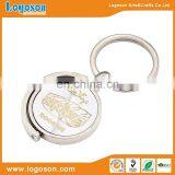 Round Shape High Quality Spinning Keychain thumbnail-6