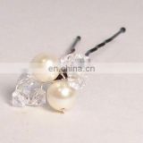 2013 newest fashion bridal crystal pearl hair pin