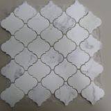 Carrara White Arabesque Lantern Shaped Mosaic Floor Tiles thumbnail-4