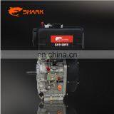SHARK SH1100FE 15HP 9HP Engine Air Cooled Single Cylinder Small Agricultural Use Diesel Engine Generator