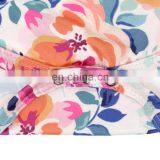 2019 New Arrival Boutique Floral Flower Printed Flutter Sleeve Wholesale Price Baby Jumpsuit thumbnail-6