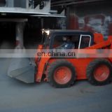 Low height skid steer loader for shipyard