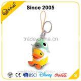 B.Duck Brand Animal Shape Pvc Floating Titanium Key Ring thumbnail-2