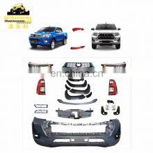High Quality Head Light Tail Lamp Body Kits Conversion Car Bumper for Hilux Revo 2016-2019 Upgrade To HILUX REVO 2021 thumbnail-3