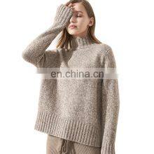 Эрдос. Шерстяной свитер из Cashmere для женщин, свитер с воротником на всю грудь большого размера thumbnail-4