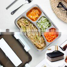 New Arrival Carrying Storage Creative Plastic Metals Food Bento Container Pack Kids Lunch Steel Box thumbnail-4