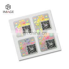 Customized 3d Hologram QR Code Anti Counterfeit Security Label for Product Authentication thumbnail-1