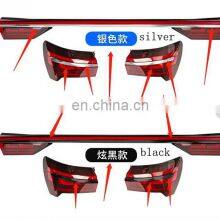 Modified to the Latest Full LED Through Taillamp Taillight With Dynamic for AUDI A6 C8 Tail Lamp Tail Light 2019-2021