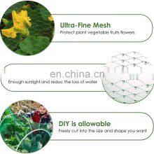 Fabricación de red anti pájaros de HDPE virgen con protección UV de 20gsm y 0.7 pulgadas de color verde para redes de jardín thumbnail-3