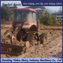 Tractor Modification With Track Chassis, Anti-skid and Anti Sinking Measures in Muddy and Swampy Areas thumbnail-4