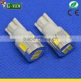 High Lumen 6 SMD 5630 Error Free Car W5W Wedge T10 LED Light for Car