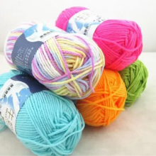 Wholesale Super Soft Cotton Yarn Price Hand Knitting Baby Sweater 50g Crochet 100% Milk Cotton Yarn