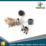 Rolling Swivel and Pearl Beads Olive Fishing Rubber Stopper Free Fishing Tackle Sample