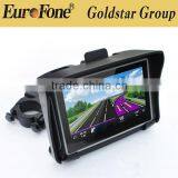 Newest 4.3" 100% Waterproof Motorcycle GPS Navigator With Bluetooth Function